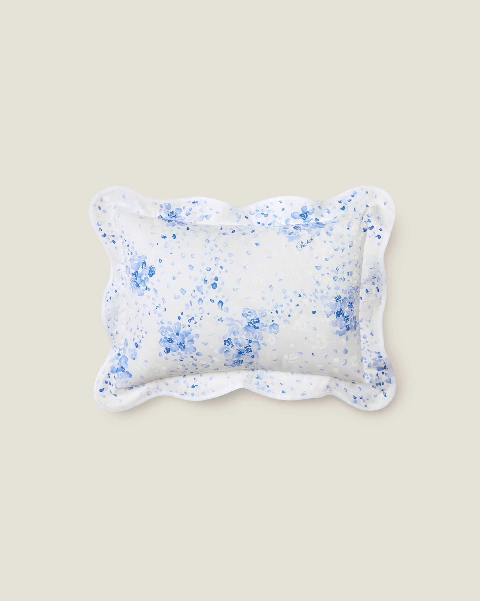 M&#39;ama non M&#39;ama boudoir sham in medium blue