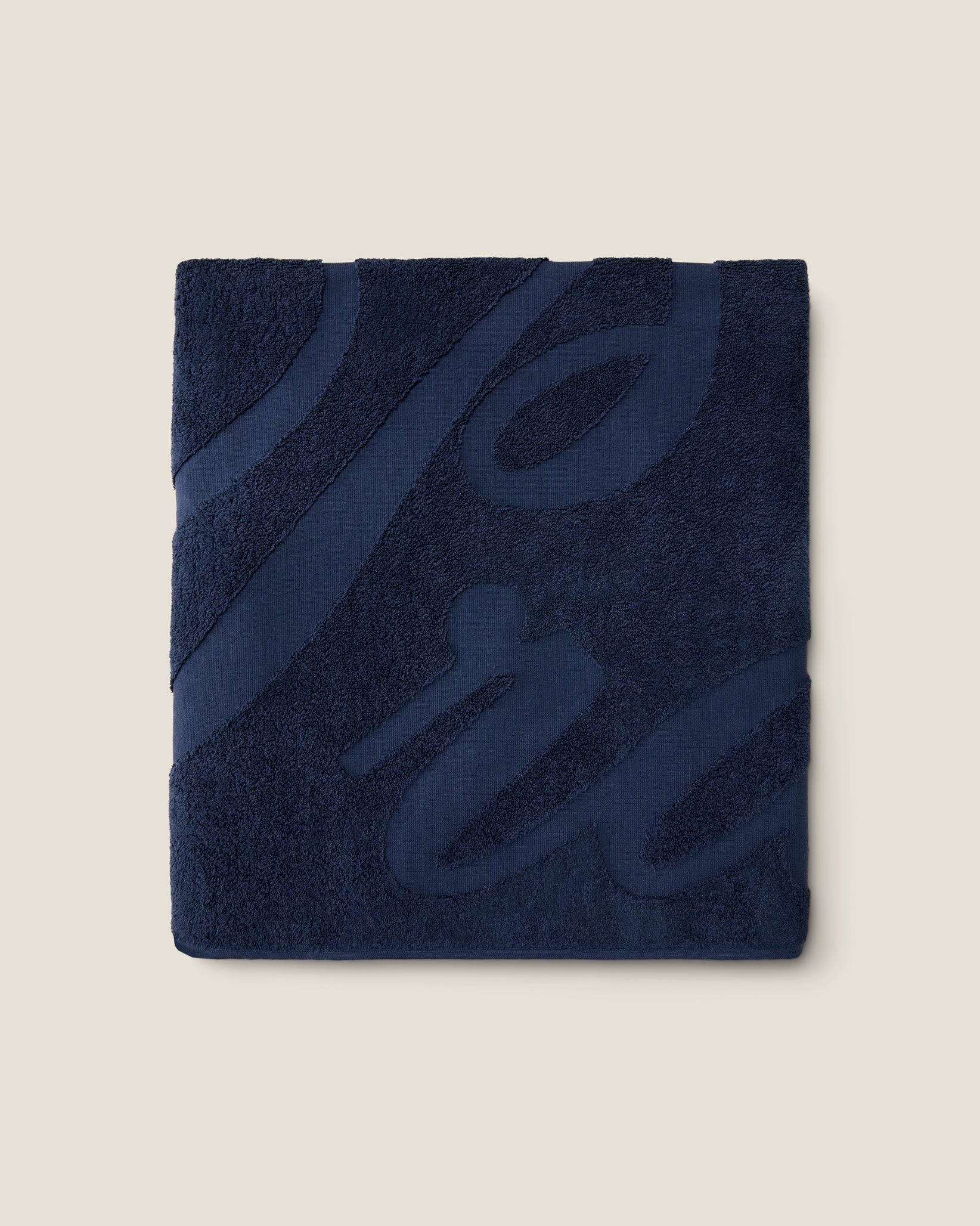Pratesi beach towel in navy