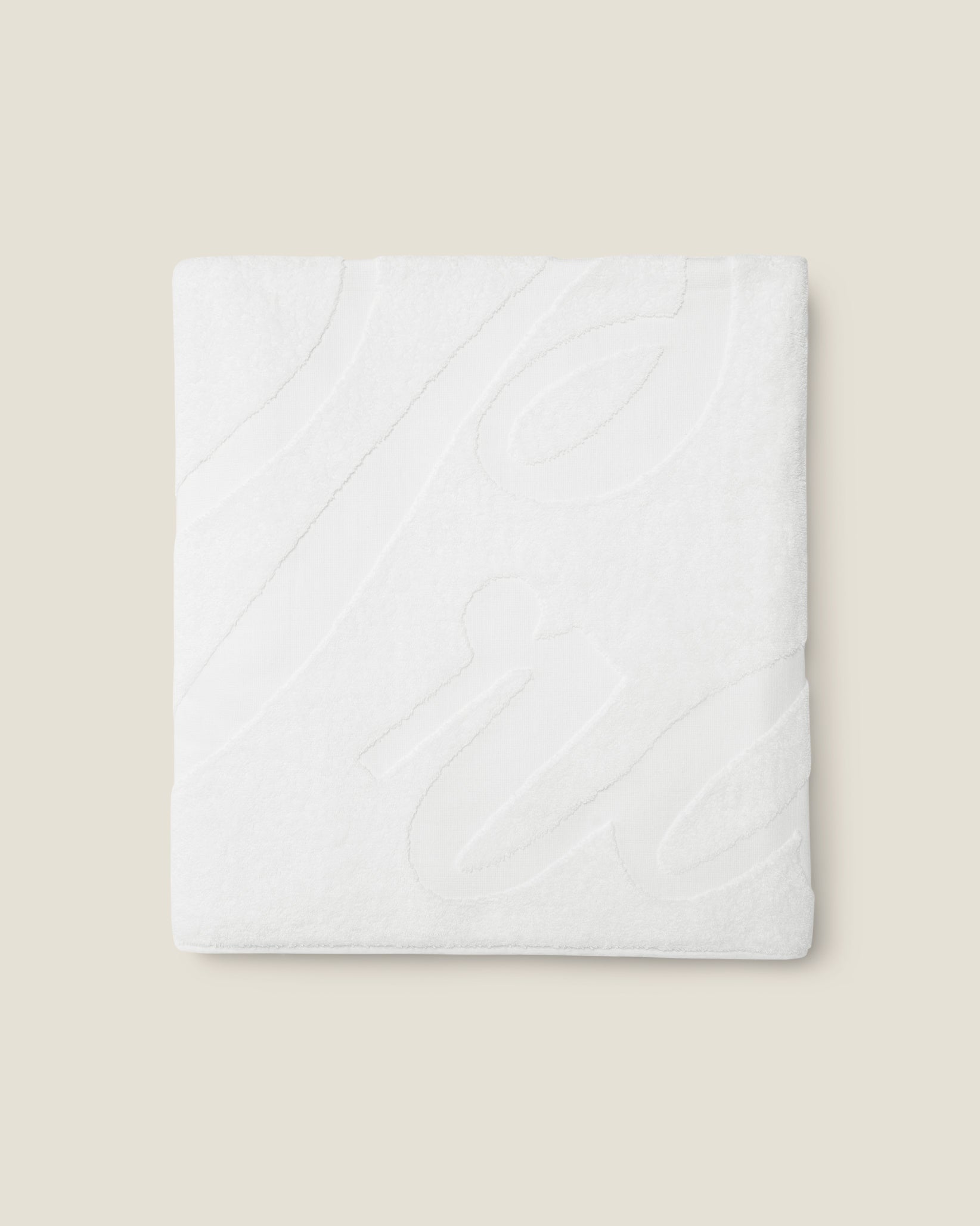 Pratesi beach towel in white