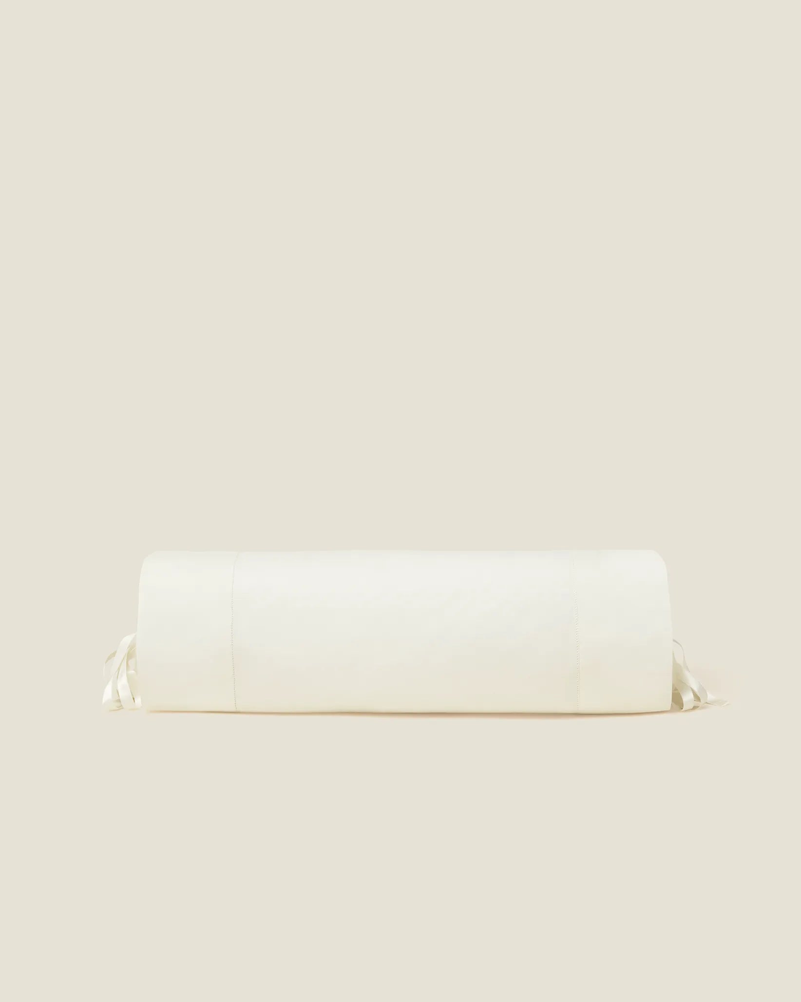 Angel Luxe Ivory neckroll sham
