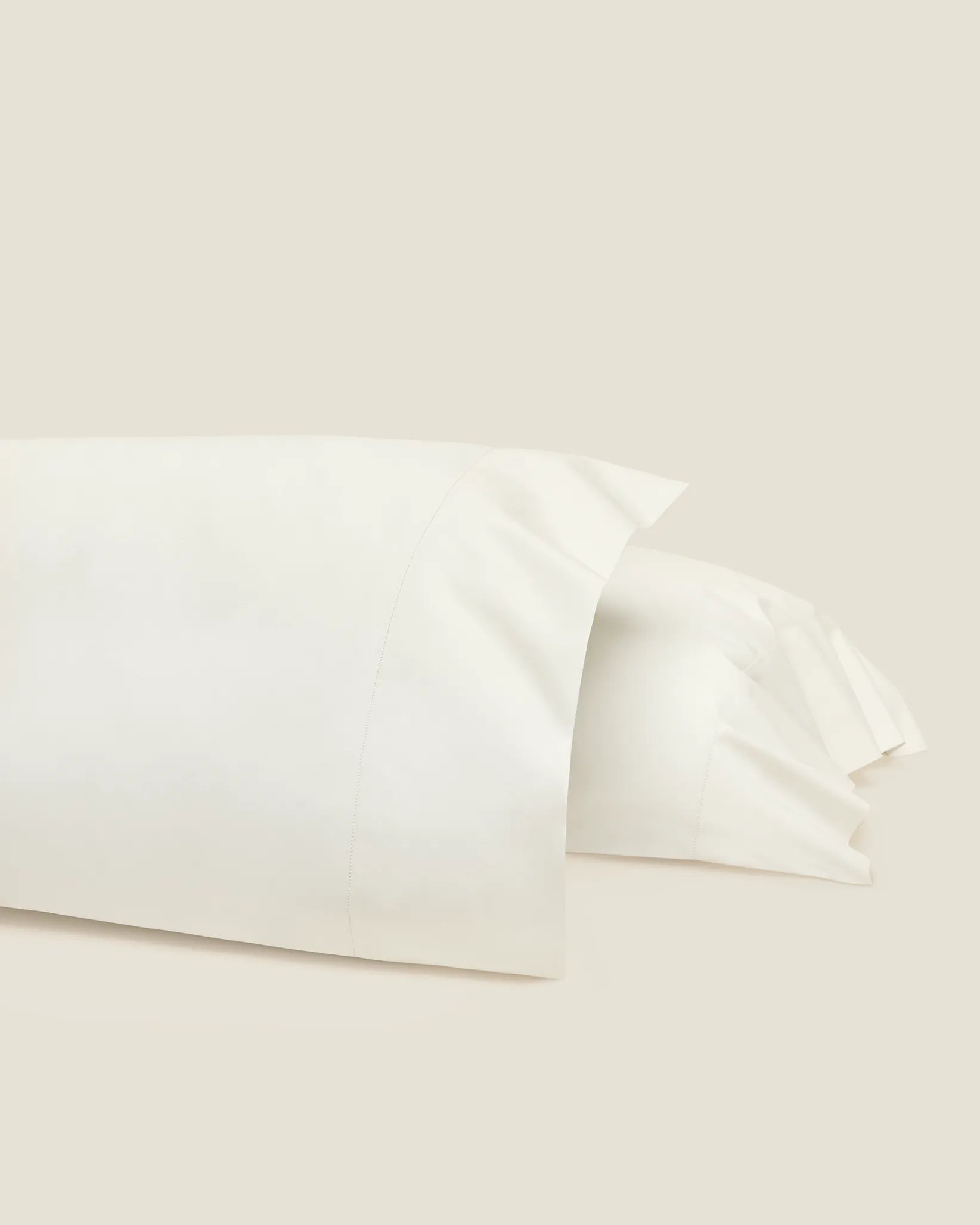 Angel Luxe Ivory Pillowcase pair