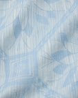 Impero Throw medium blue close up texture