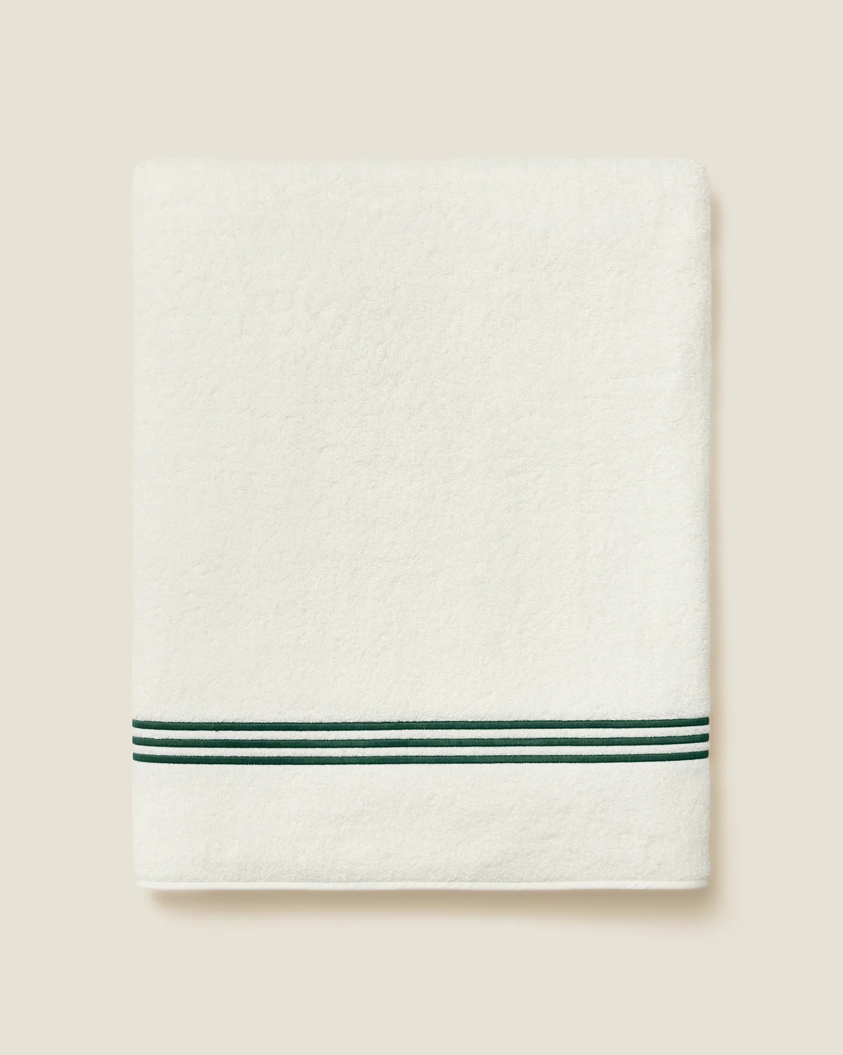 Pratesi Tre Righe Ivory Bath Sheet | Luxury Italian Cotton Bath Towel
