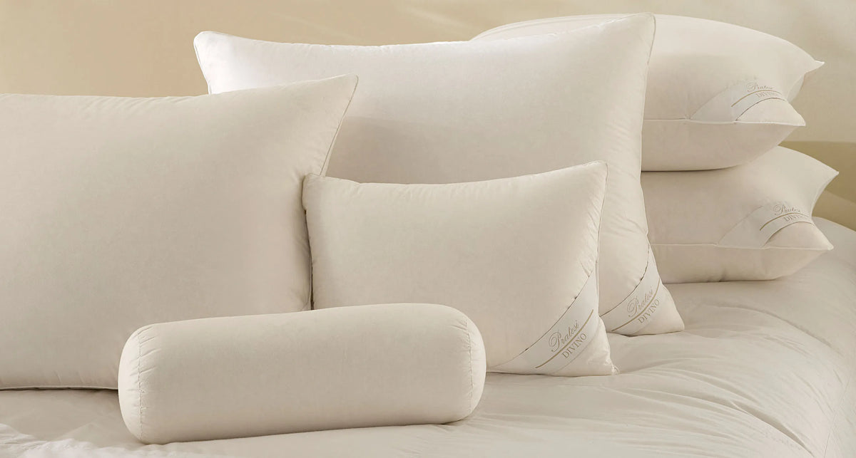 Divino pillows on the divino duvet