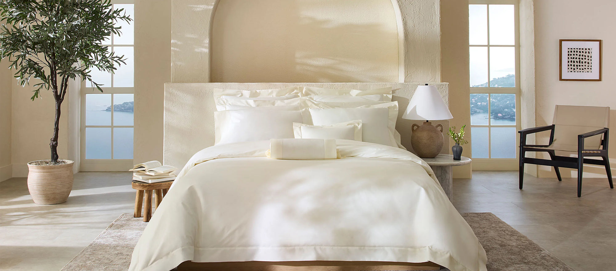 Angel Luxe Ivory Bedding