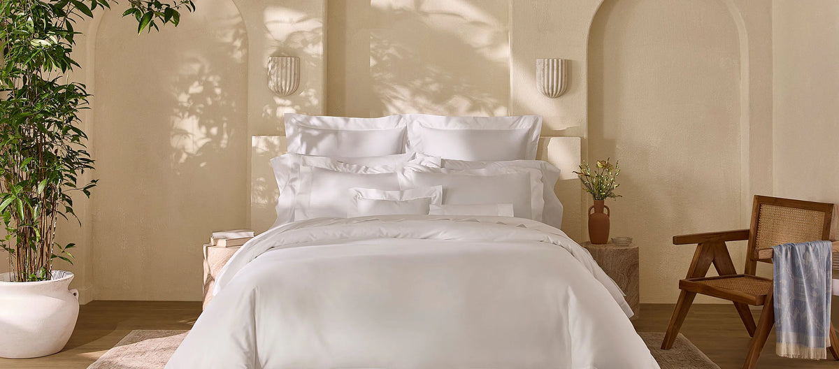 Angel Luxe white bedding