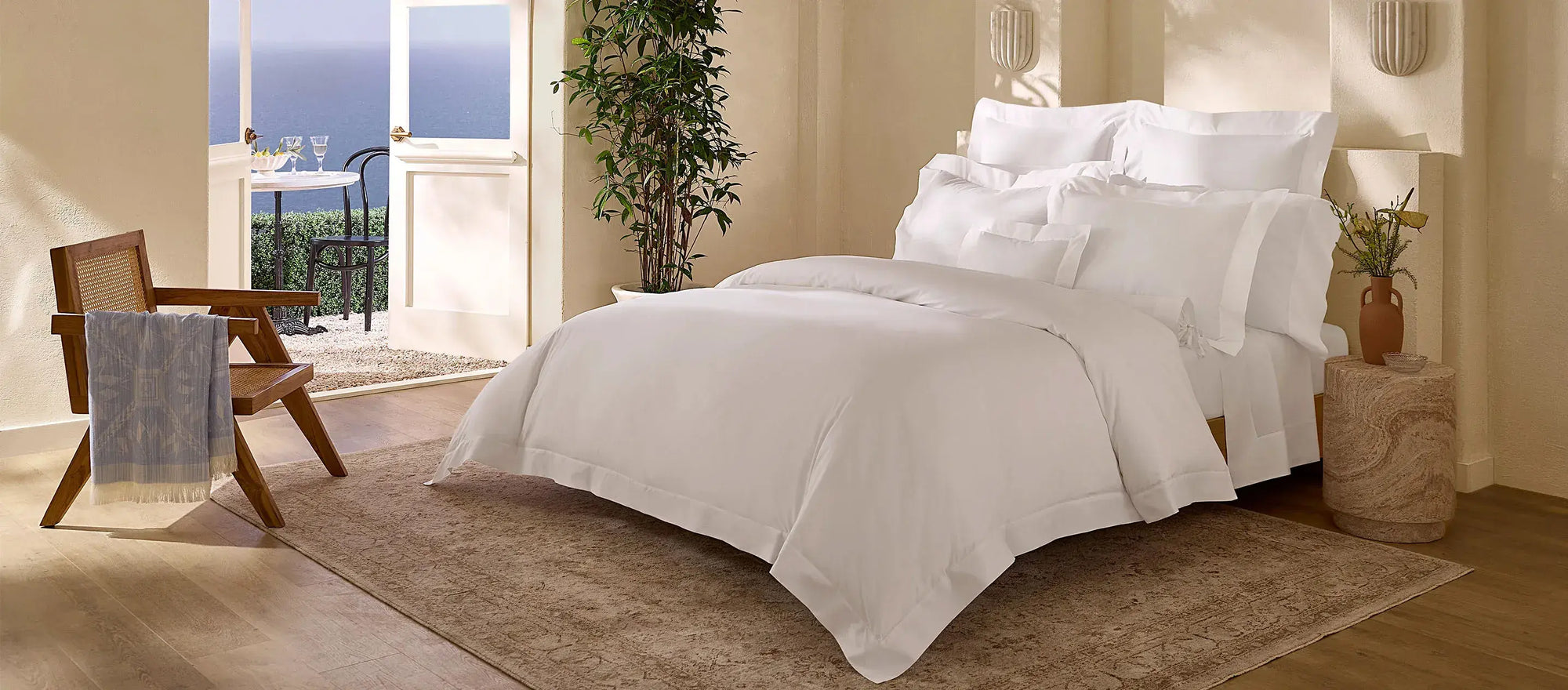Angel Luxe bed in white. 