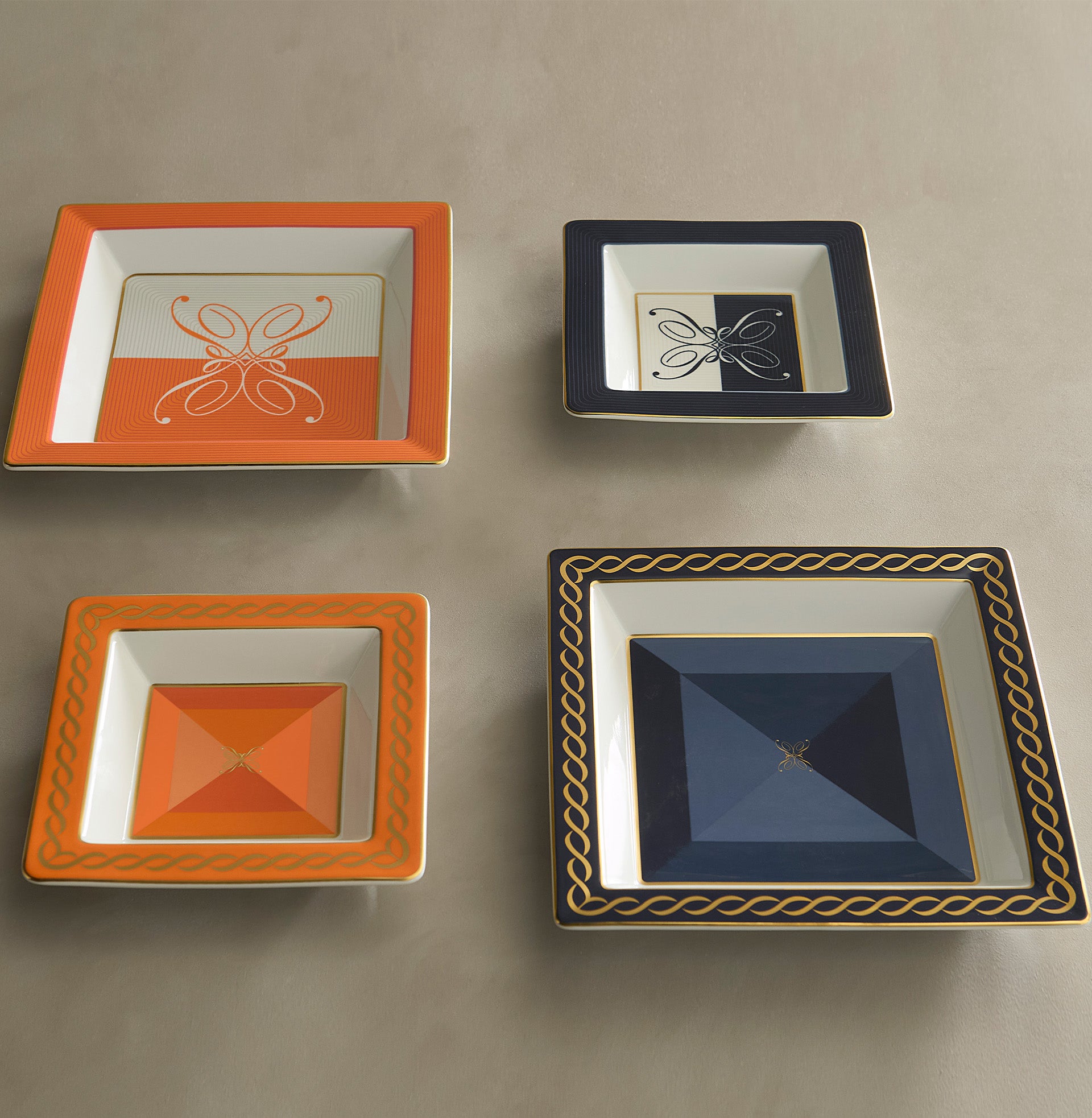 Treccia Vide Poche - Porcelain Tray | Pratesi x Ginori1735 Treccia Vide Poche - Porcelain Tray | Pratesi x Ginori1735