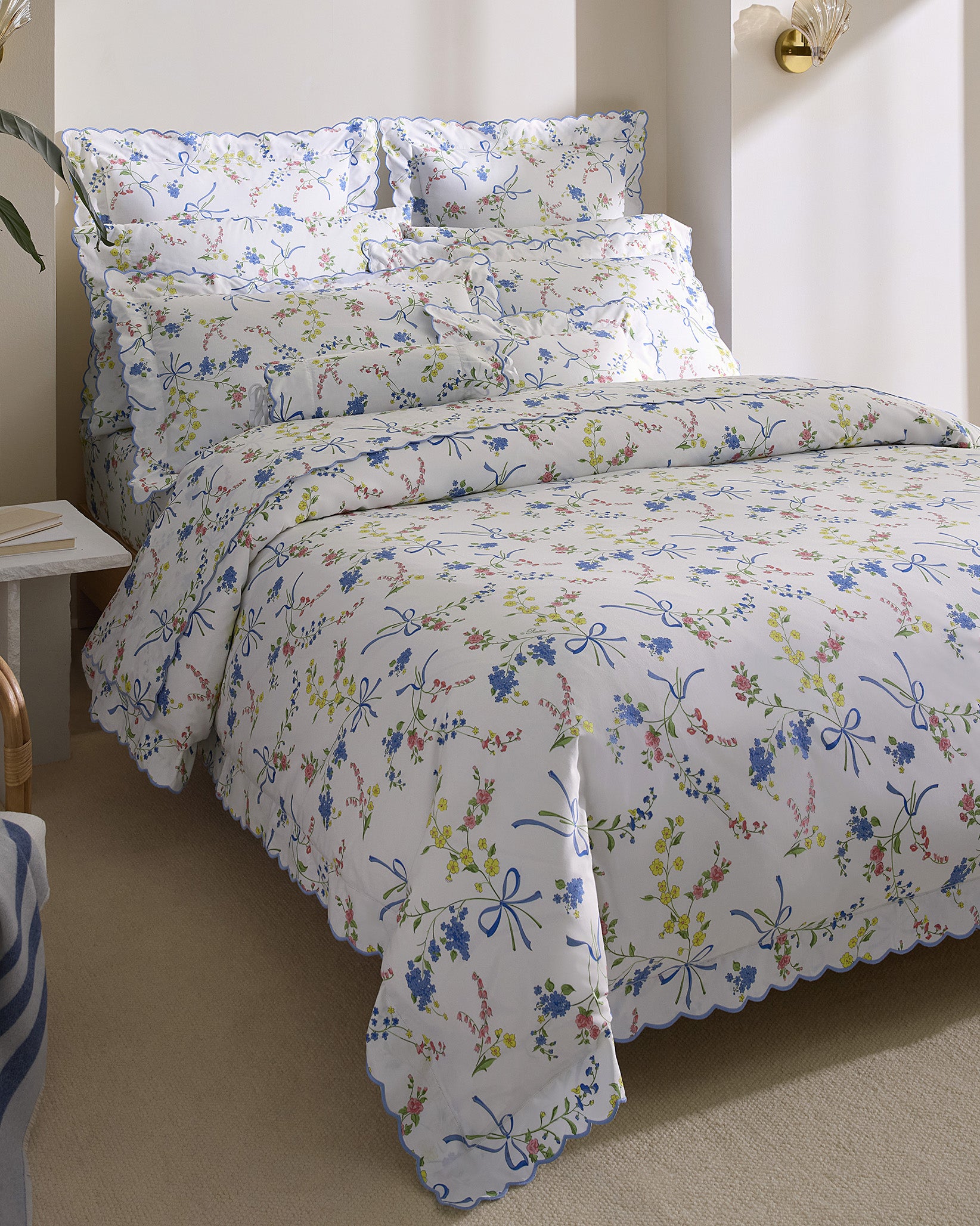 Vivaio Duvet Cover - Luxury Floral Duvet Cover | Pratesi