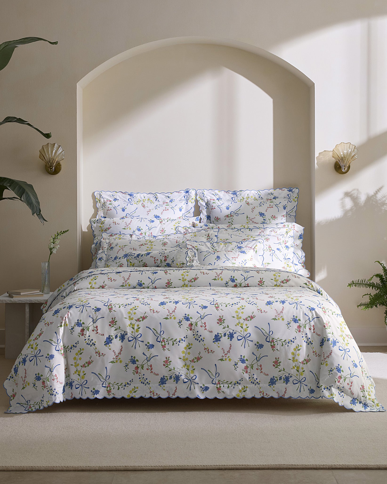 Vivaio Duvet Cover - Luxury Floral Duvet Cover | Pratesi