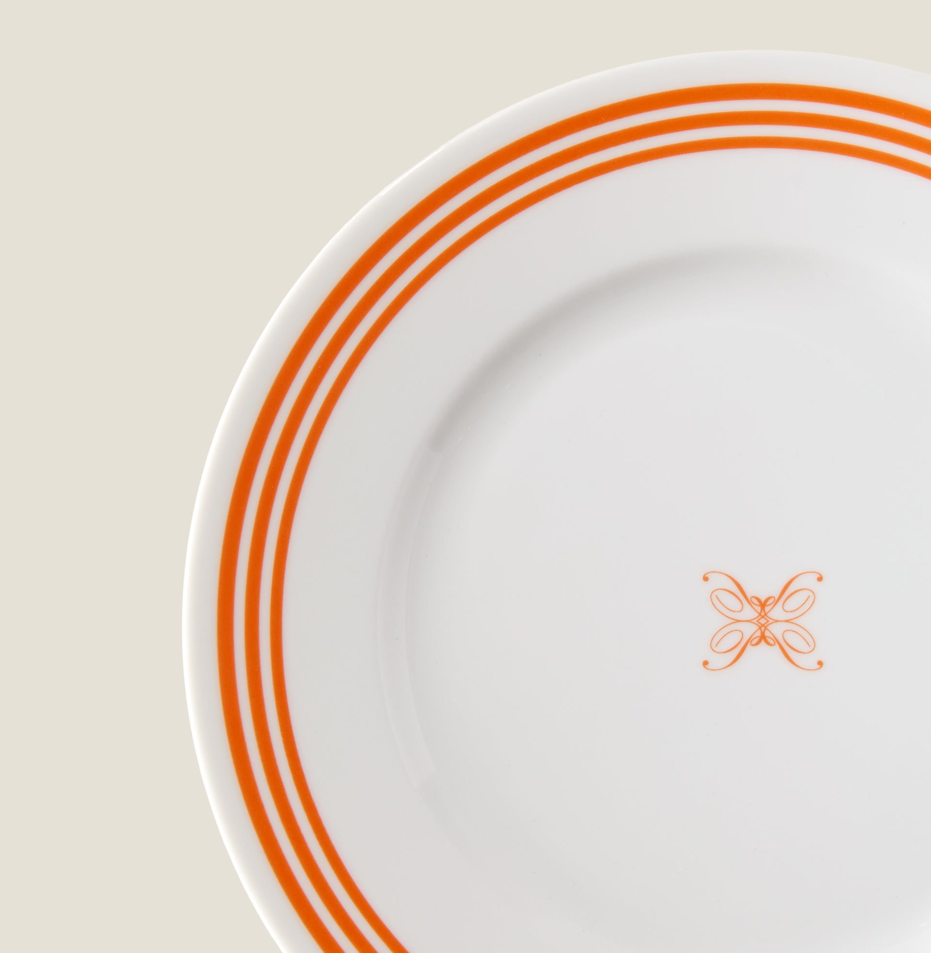 Tre Righe Dessert Plates - Porcelain Plate Set | Pratesi x Ginori1735