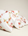 Fresia pillowcase pair in scarlet