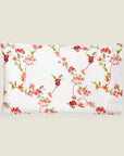 Fresia pillowcase in scarlet