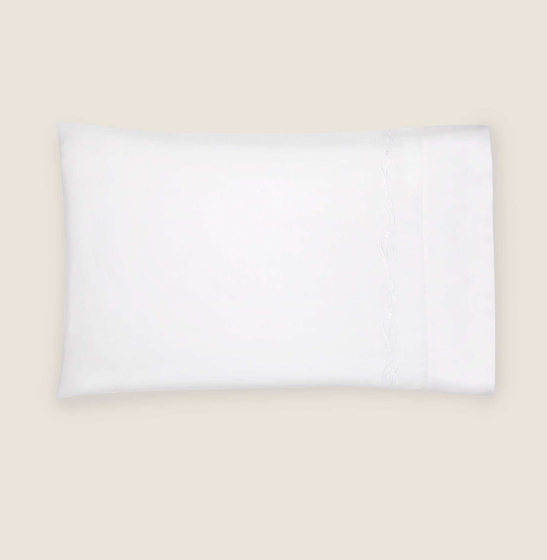 Icona pillowcase in white/white