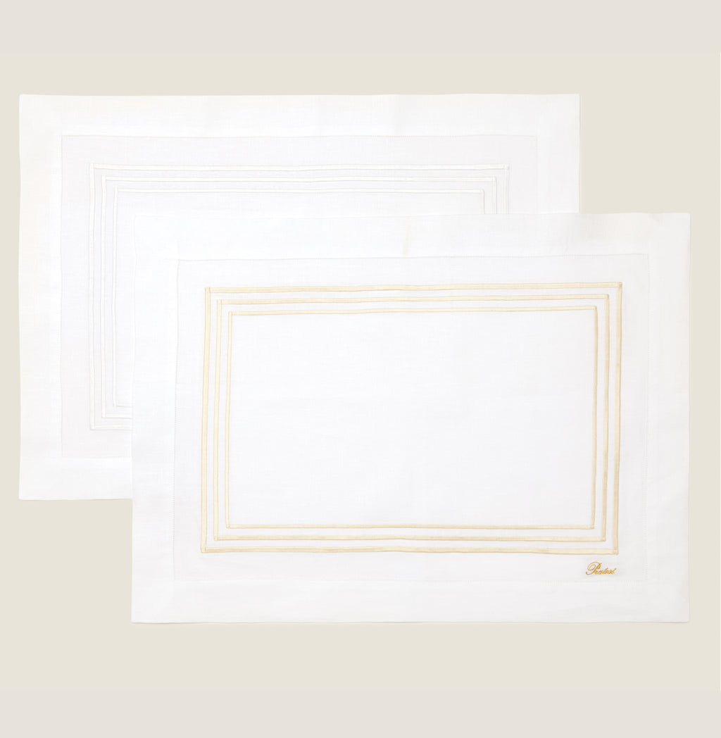 Tre Righe Placemats - Luxury Linen Table Placemats | Pratesi