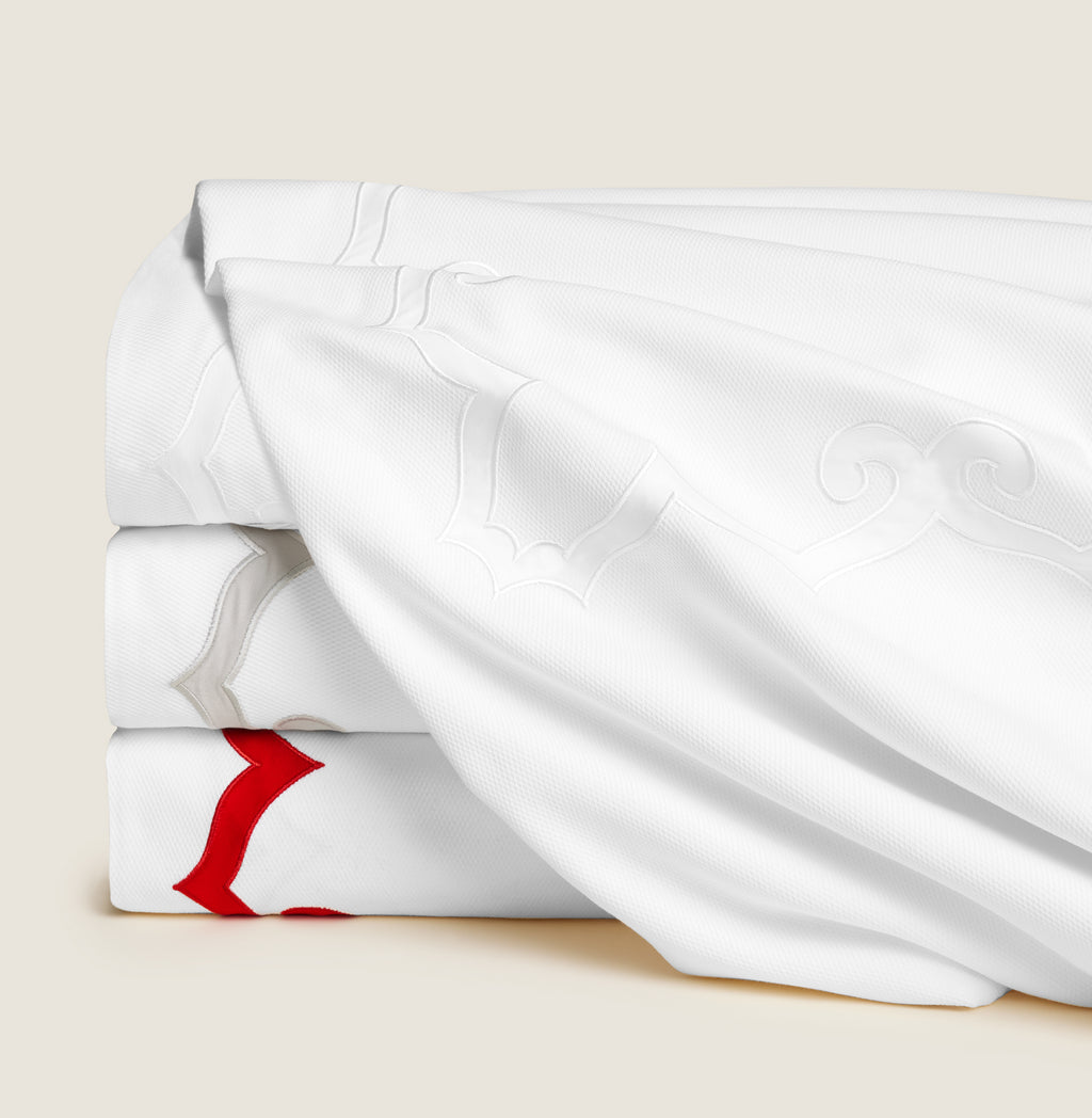 Marrakesh Pique Blanket Cover Luxury Italian Bedding Pratesi